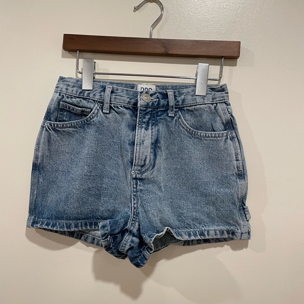 BDG blue painters shorts size 25